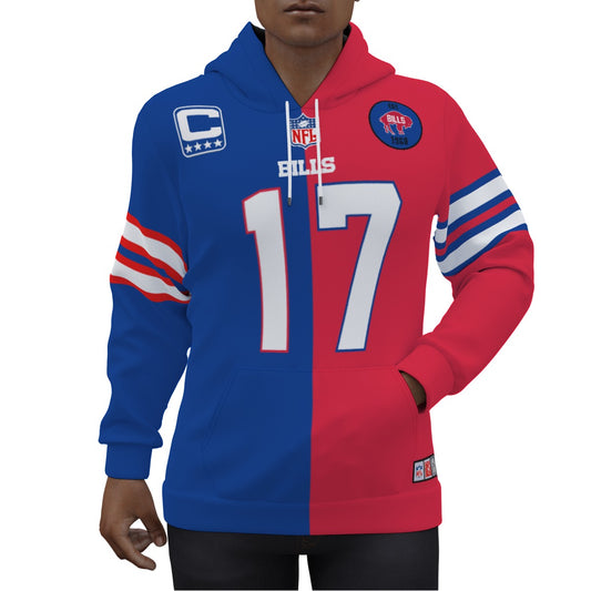 Buffalo Bills Josh Allen 1/2 1/2 Jersey Hoodie