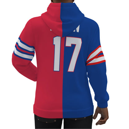 Buffalo Bills Josh Allen 1/2 1/2 Jersey Hoodie