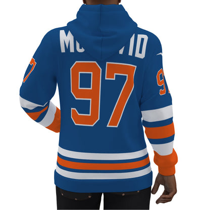 Connor McDavid Edmonton Oilers Jersey Hoodie