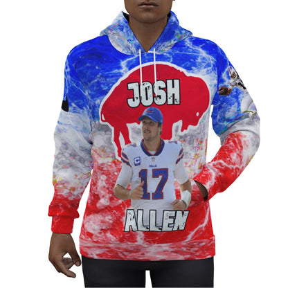 Josh Allen Electric Hoodie Buffalo Bills