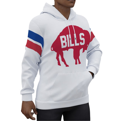 Buffalo Bills White Jersey Old Logo