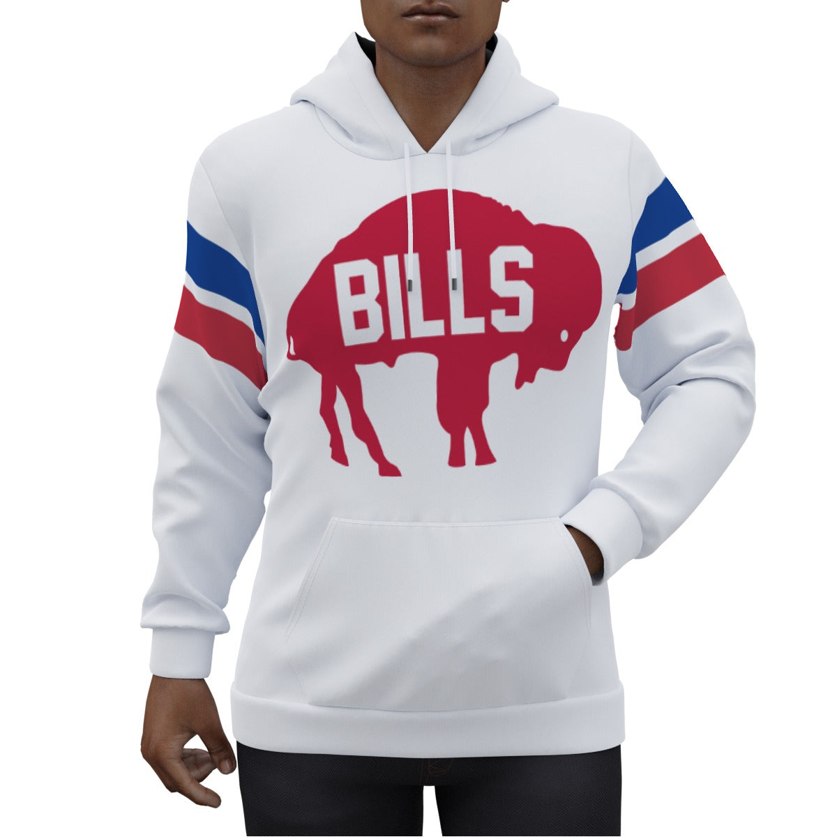 Buffalo Bills White Jersey Old Logo