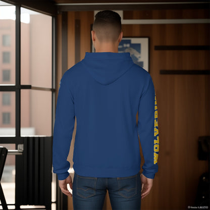 University of Michigan Wolverines Blue Hoodie Version 2