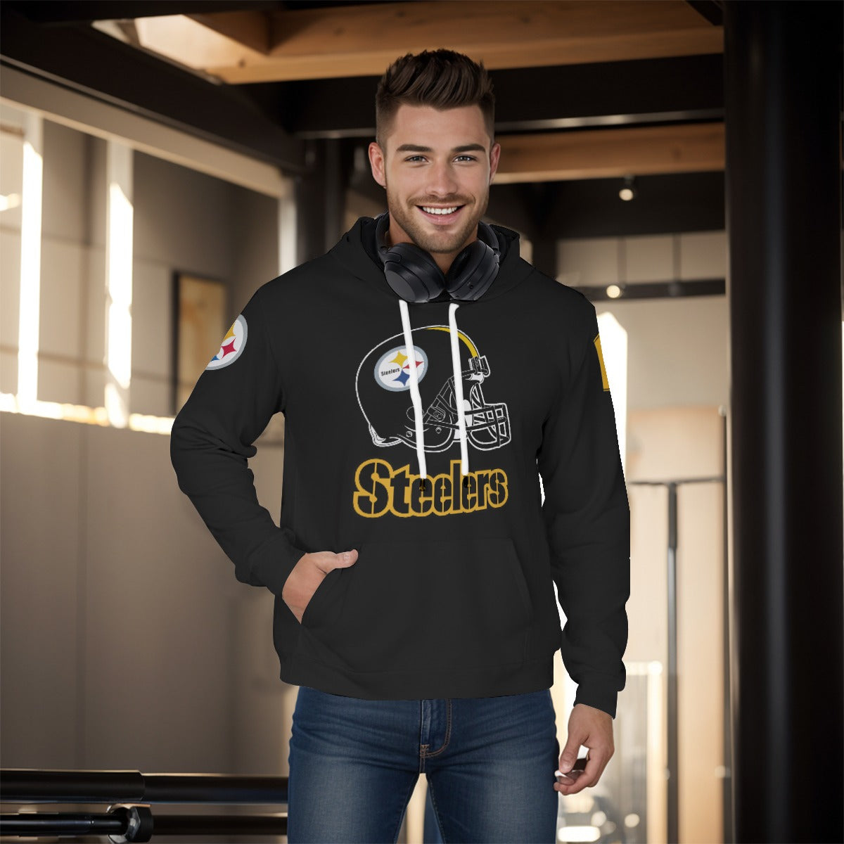 Pittsburgh Steelers Old Helmet Hoodie