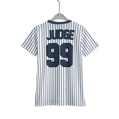 Yankees Aaron Judge Youth T-Shirt Pinstripes