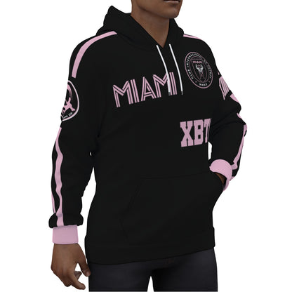 Lionel Andres Messi Inter Miami Black Jersey Hoodie