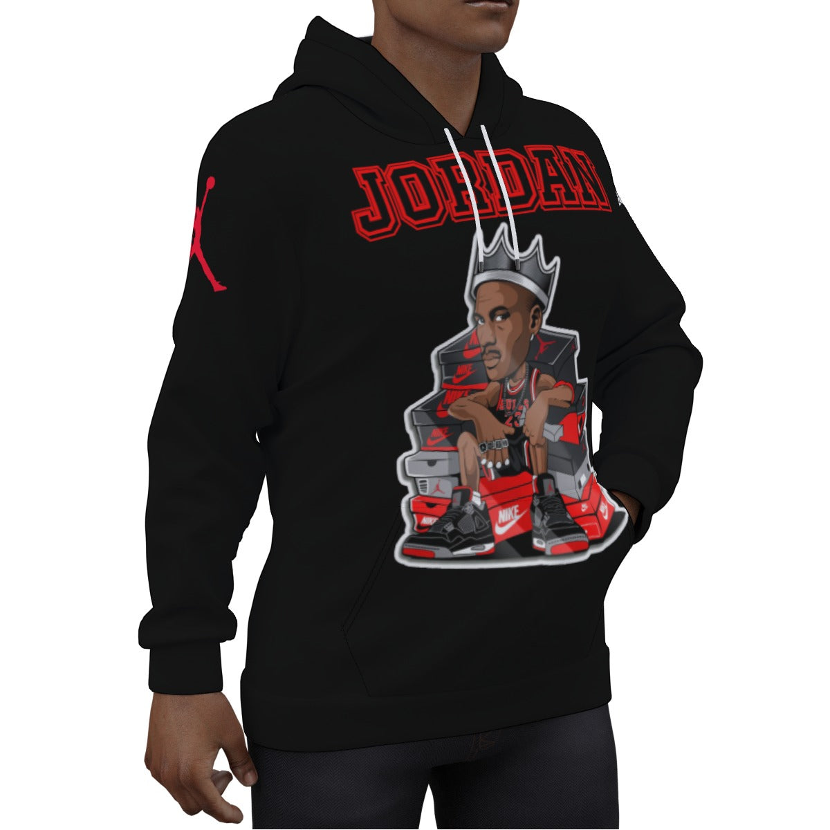 Michael Jordan King of the Sneakers Hoodie