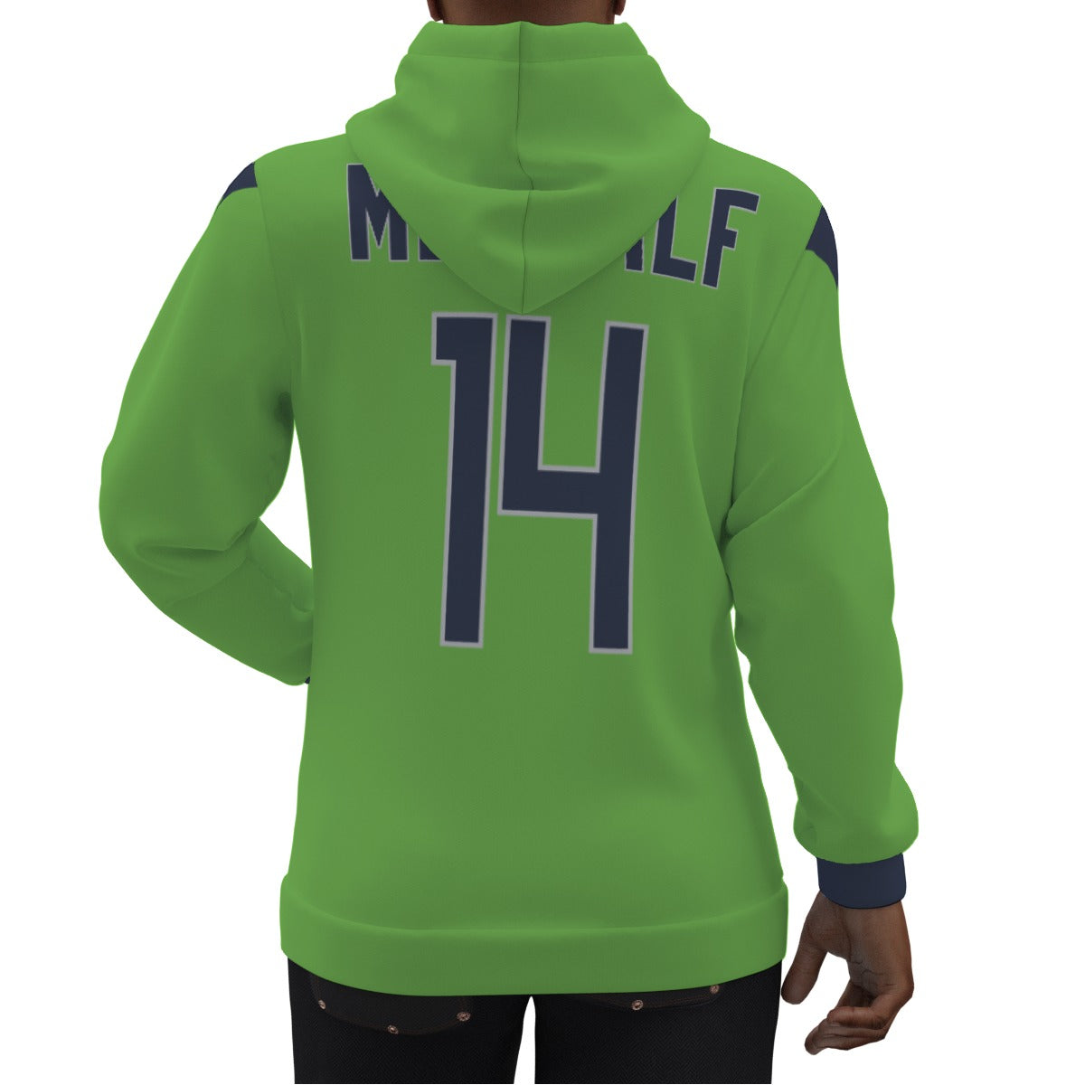 DK Metcalf Seattle Seahawks Green Jersey Hoodie