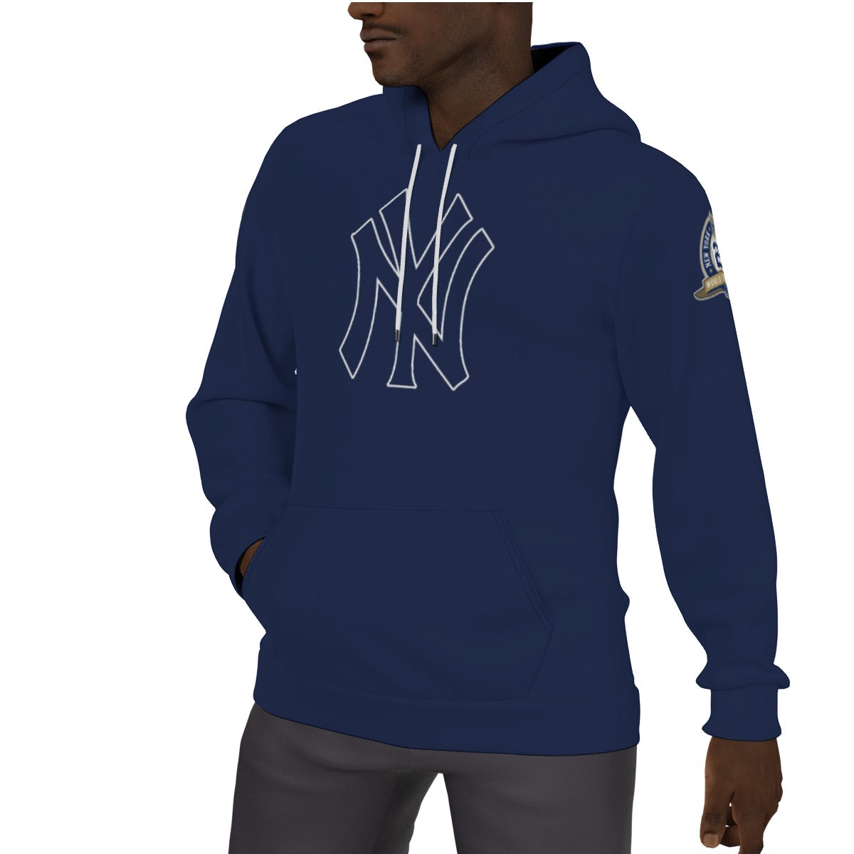 New York Yankees Blue Fleeced Lined Hoodie