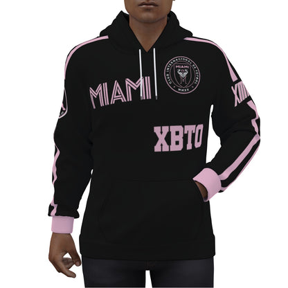 Lionel Andres Messi Inter Miami Black Jersey Hoodie