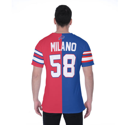 Matt Milano Half and Half Jersey T-Shirt