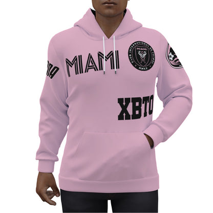 Lionel Andres Messi Inter Miami Pink Jersey Hoodie