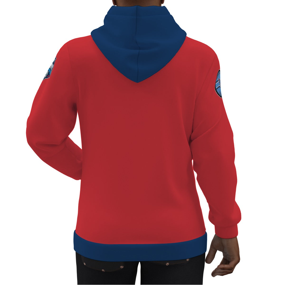 Tennessee Titans Red and Dark Blue Hoodie