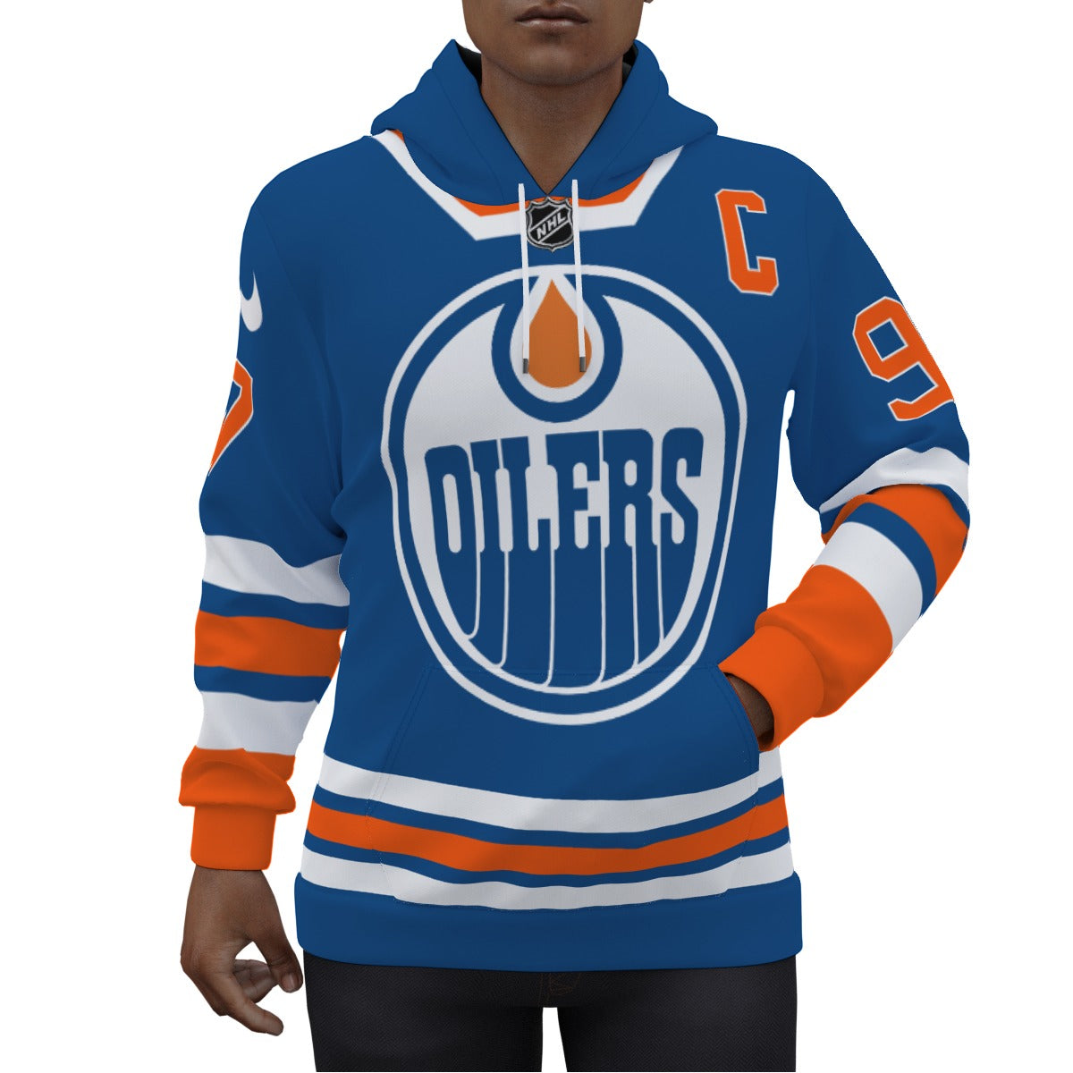 Connor McDavid Edmonton Oilers Jersey Hoodie