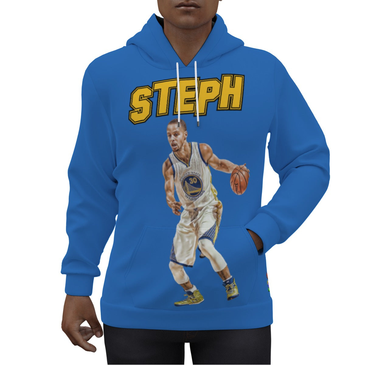 Steph Curry Blue Golden State Warriors Hoodie