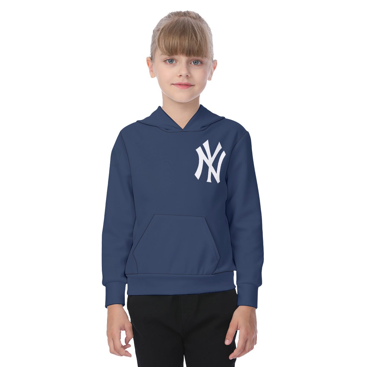 Youth NY Yankees Blue Aaron Judge Jersey Hoodie