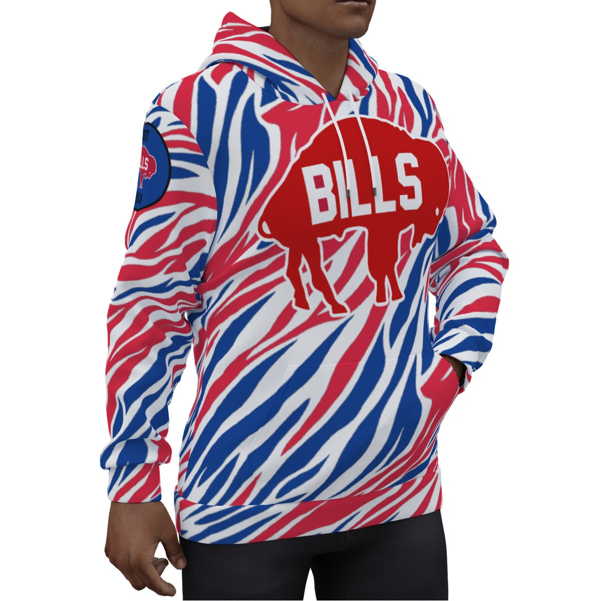 Buffalo Bills Zubaz Old Logo Hoodie