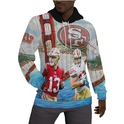 San Francisco 49ers Team Collage Fleeced Lined Hoodie