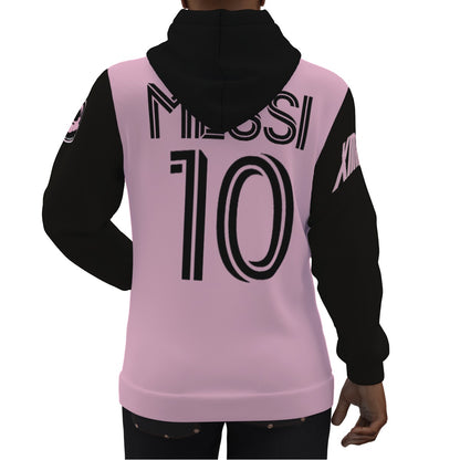 Lionel Andres Messi Inter Miami Pink/Black Jersey Hoodie