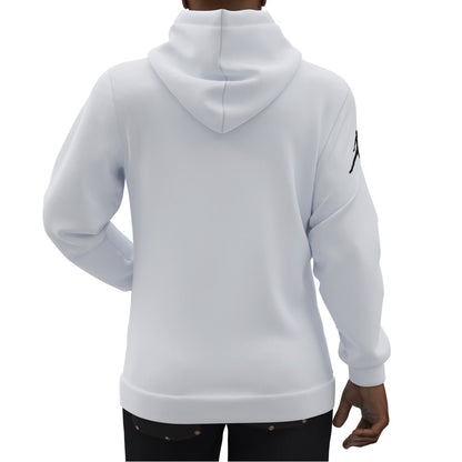 Michael Jordan Salem Old School White Hoodie Faded Style