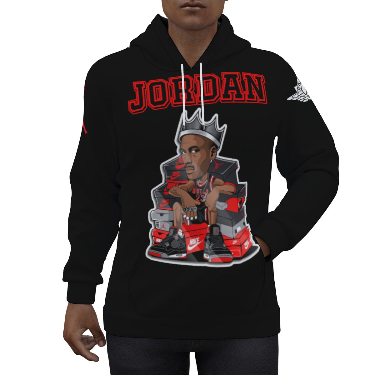 Michael Jordan King of the Sneakers Hoodie