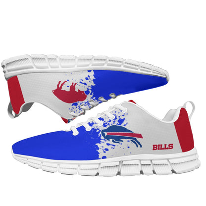 Buffalo Bills Paint Splatter Sneakers