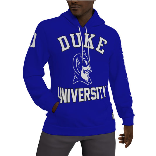 Duke University Blue Fleeced Lined Hoodie