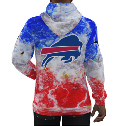 Josh Allen Electric Hoodie Buffalo Bills