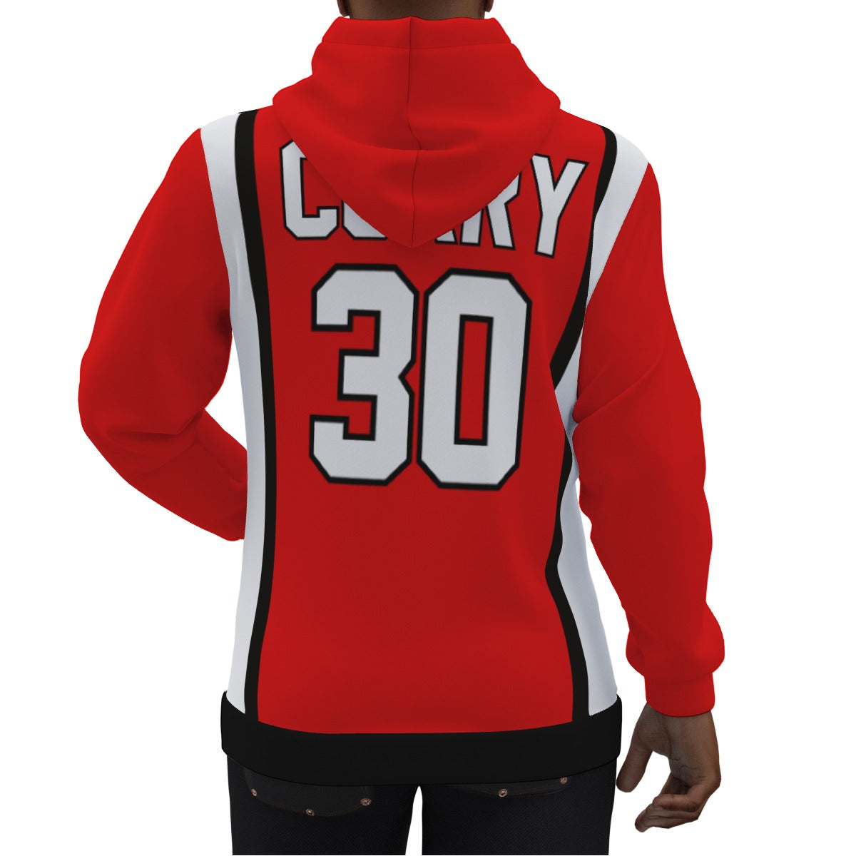 Steph Curry Davidson Red Jersey Hoodie