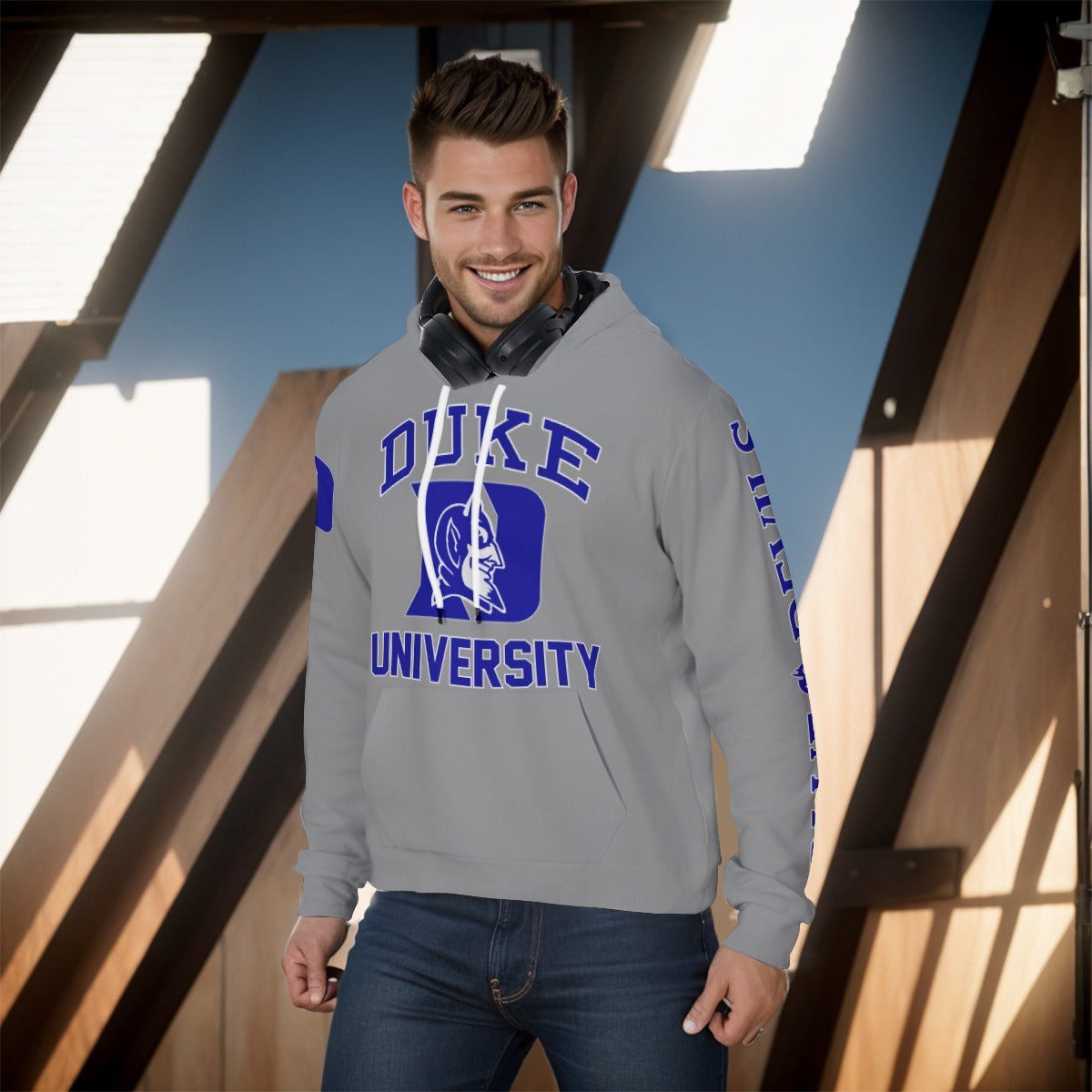 Duke University Gray Hoodie Version 1