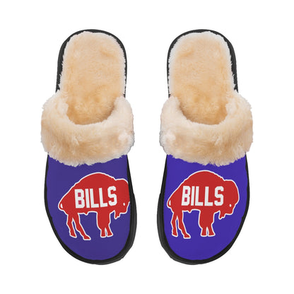 Children Buffalo Bills Old Logo Plush Slippers