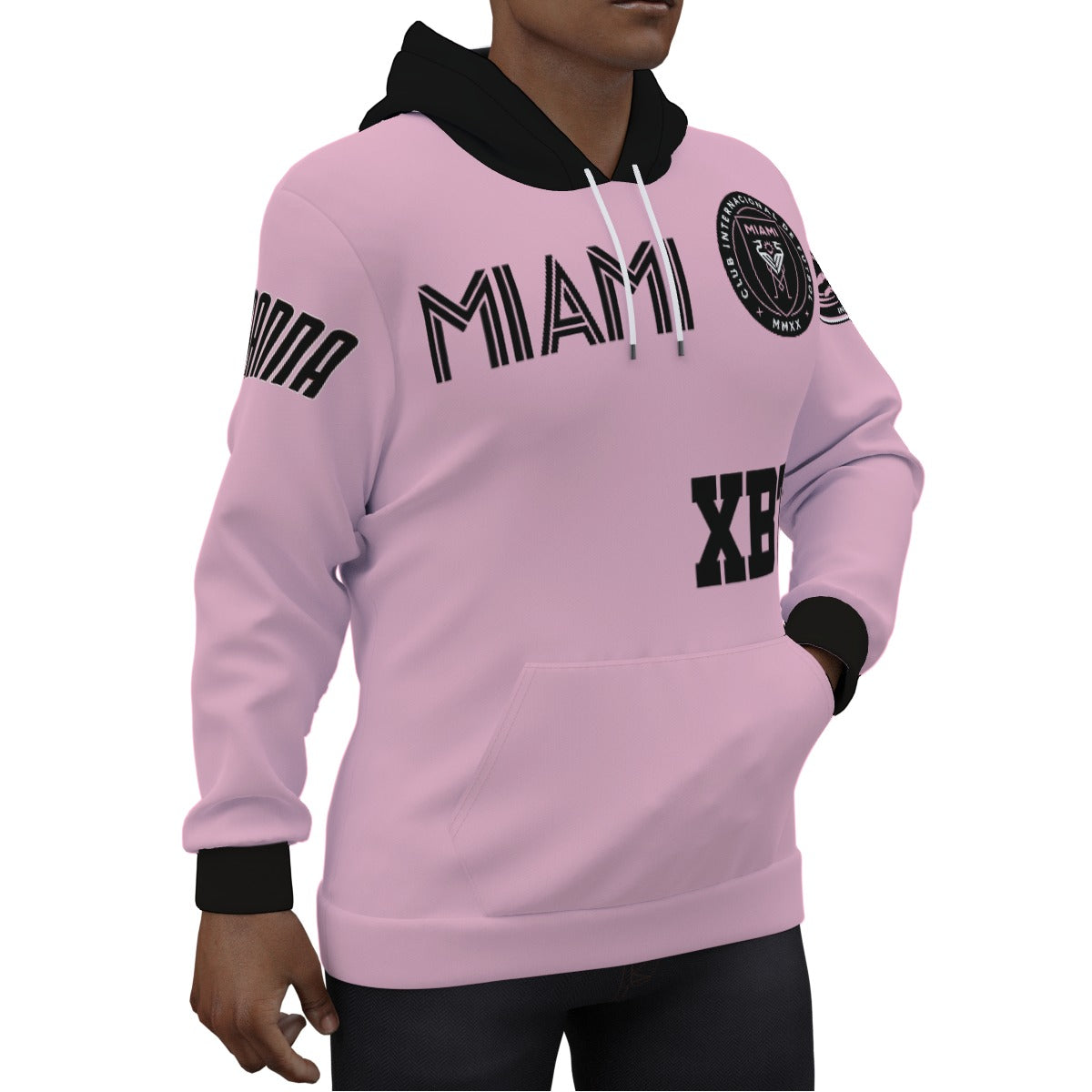 Lionel Andres Messi Inter Miami Pink Alternative Jersey Hoodie