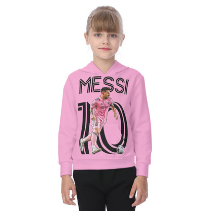 Youth Messi Player Fleeced Lined Hoodie