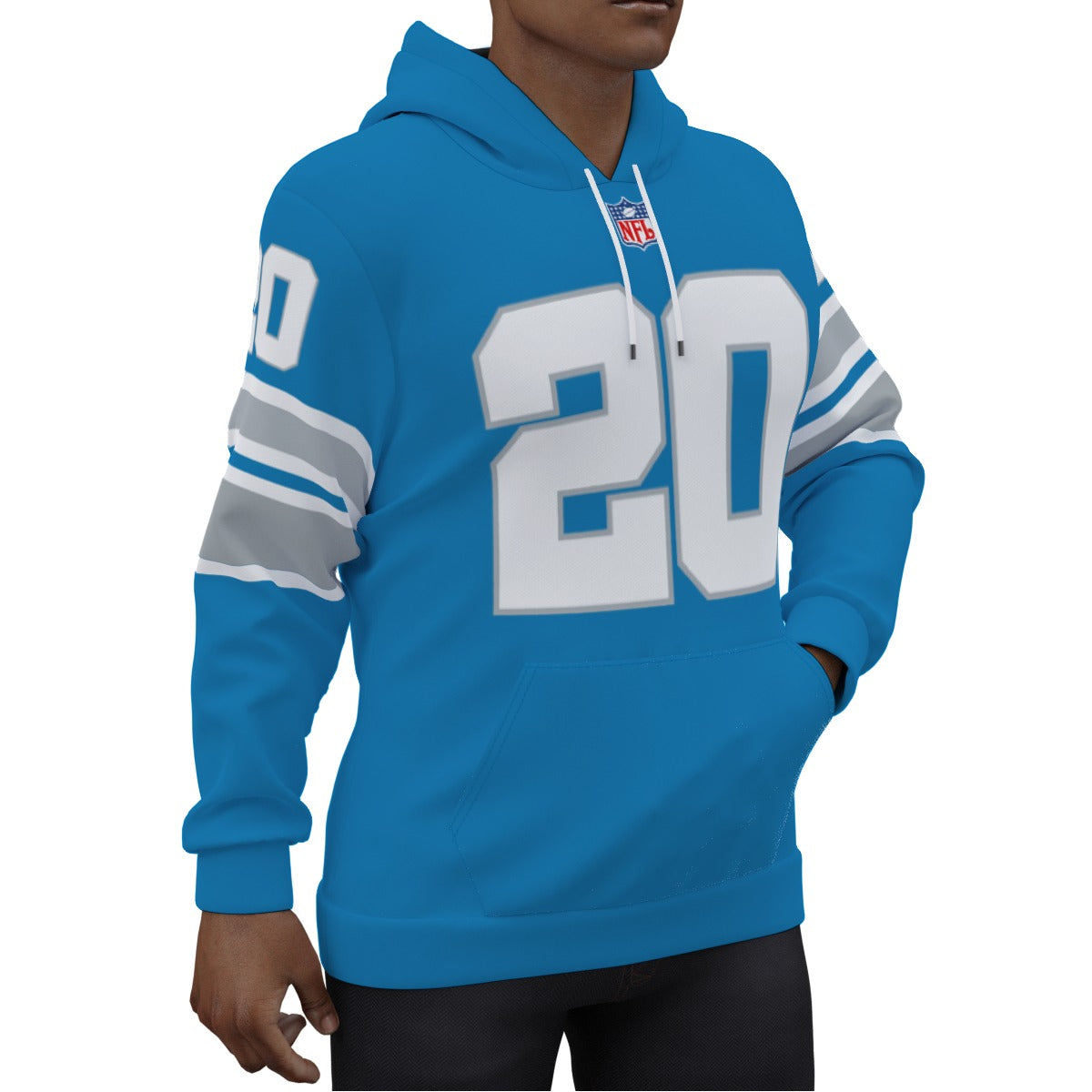 Barry Sanders Mitchell Ness Jersey Hoodie