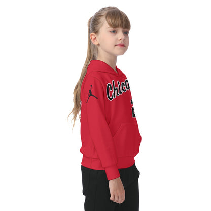 Youth Michael Jordan Red Rookie Jersey Hoodie