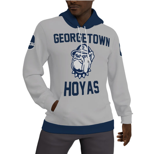 Georgetown Hoyas Grey Fleeced Lined Hoodie